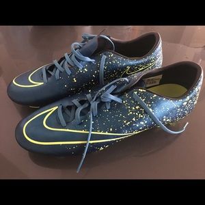 Nike Soccer Mercurial Vapor Nail Blue/Yellow Ink